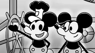 STEAMBOAT WILLIE MEETS PLANE CRAZY || Steamboat's Travels Episodio 1 || (Español) by Hato