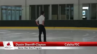 Dustin Sherriff-Clayton - Senior Men Short Program - 2018 Secionals AB-NWT-NUN