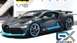 1/18 Bburago Bugatti Divo 2019 ( Liquid Silver and Blue)