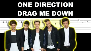 One Direction - Drag Me Down (Easy Guitar Tabs Tutorial)