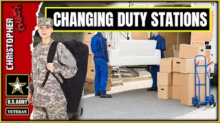 Changing duty stations or PCS in the Army