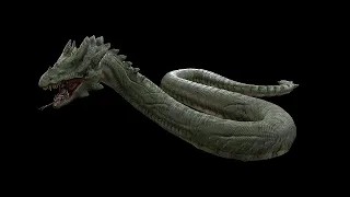 The Wyrm | Limbless, Wingless Dragon | Ngchipv(ShortVer)