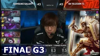 SSG vs SKT | Game 3 Grand Finals S7 LoL Worlds 2017 | Samsung Galaxy vs SK Telecom T1 G3