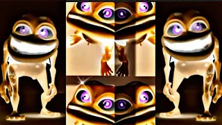 crazy frog | double mirror fx + negative color + mix best fx | weird audio & visual effects
