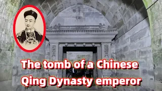 The last imperial mausoleum of the Qing Dynasty in China, robbed shortly after the burial