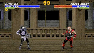 Mortal Kombat 3 [Genesis] - play as Smoke