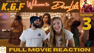 KGF Chapter 1 FULL MOVIE Reaction! | Episode 3 Rocky meets Reena 💋 | DenaeLife Reacts | Hindi | Yash