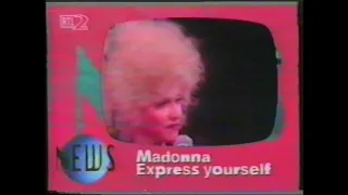 Madonna – RTL 2 Bravo News report on The Girlie Show in New York and I Dream of Madonna