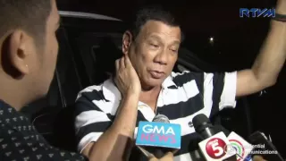 Duterte on Matobato: I don’t know him