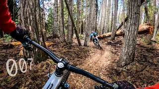 007 has a LICENSE TO THRILL | Mountain Biking Bass Lake, California