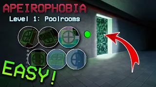 HOW TO ESCAPE Level 1: Poolrooms in Apeirophobia (ROBLOX)