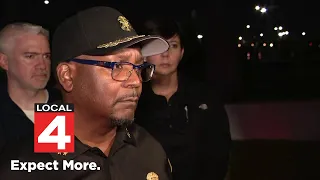 Chief White talks shooting of man by an officer on Detroit's southwest side