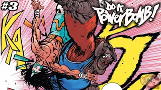 Our Heroes Fight Giant Orangutans in DO A POWERBOMB #3