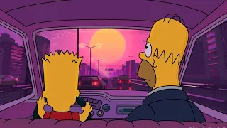 Chill Night Drive - Lofi hip hop mix ~ Stress Relief, Relaxing Music