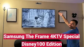 Samsung The Frame 4KTV Special Disney100 Edition Unboxing, Overview, and Review - Worth The Cost?