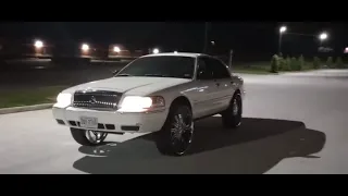 2010 mercury grand marquis on 28's lifted by Jr Customs 804-205-8754