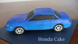 How to Make a 3D Car Cake - Honda Prelude