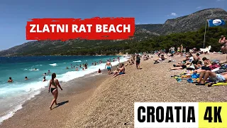 BRAC ISLAND, CROATIA 🇭🇷 [4K] BOL — Zlatni Rat Beach — Walking Tour 2023