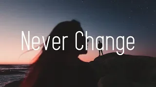 Crystal Skies - Never Change (Lyrics) ft. Gallie Fisher