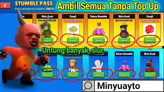 Buka Elite Pass'nya Stumble Guys Gratis Tanpa Top Up | Stumble Guys Indonesia