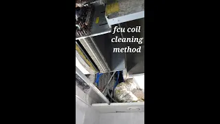 Cleaning the Coil of Fan Coil Unit
