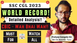 SSC CGL 2023 - World Record In SSC ! Wah SSC Wah! Made For SSC{2023}