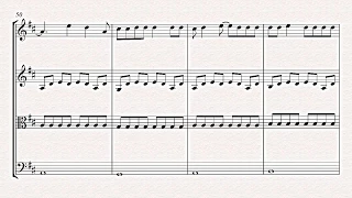 Love Story -Taylor Swift String quartet  music sheet