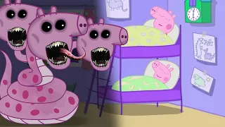 Scary Zombie Mommy Pig Visits Peppa Pig House ?? Peppa Pig Funny Animation