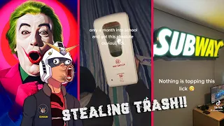 "Devious licks" TikTok challenge has students stealing Absolute Garbage 😂