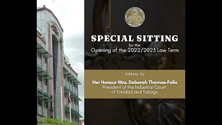 2022/2023 Special Sitting of the Industrial Court of Trinidad and Tobago