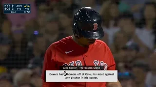 Rafael Devers Hits His 5th & 6th Home Run Off Gerrit Cole