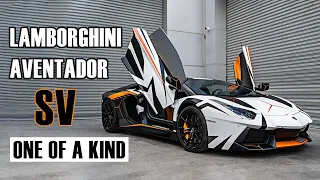 One Of A Kind Lamborghini Aventador SV Roadster Design and Wrapped by Dimitry Carbonov