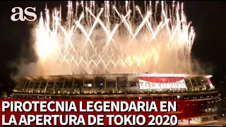 JJOO 2020 | La legendaria traca final de casi 1500 fuegos articificiales que iluminó Tokio | AS