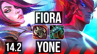 FIORA vs YONE (TOP) | 6/1/7 | KR Master | 14.2