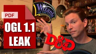 DnD OGL 1.1 Leaked from WotC! Community Analysis and Discussion - Emergency Stream D&D