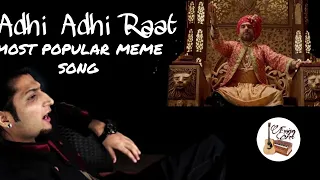 Adhi Adhi Raat | Billal Saeed | Most popular meme song | Harmonium cover | Fusion Art