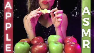 ASMR Mukbang | Crunchy Apple Eating Sounds | Big Bites 🍎 (No Talking)