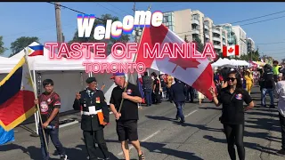 TASTE OF MANILA 2022  | PARADE OPENING | FILIPINO FESTIVAL  AT BATHURST & WILSON 🇨🇦