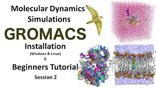 Molecular Dynamics Simulations | Gromacs Beginner Tutorial Session -2 | Bioinformatics