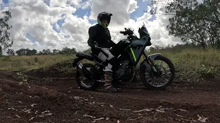 CF Moto 450 MT on enduro trails