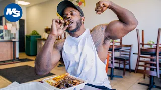 Andre Ferguson | Bulking on Jamaican Oxtail | What Bodybuilders Eat At Restaurants