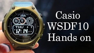 Casio WSDF10 Hands-on : Exclusive