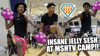 CRAZY JELLY SESSION AT MSHTV CAMP!! | Feat. Jaylen Curry, Aden Holloway and Brandon Davis