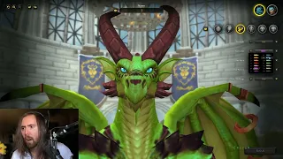 Asmongold character customization WoW Dragonflight