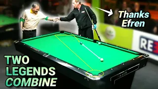 When TWO Pool LEGENDS Combine; Efren Reyes And Earl Strickland powered by REELIVE