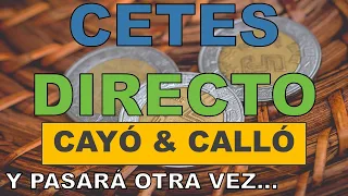 CAÍDA de CETES DIRECTO | lo que NO te CONTARON