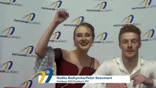 Nadiia Bashynska / Peter Beaumont. Quebec summer 2022, FD