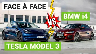 Tesla Model 3 vs. BMW i4 : l’entrée de gamme face à face !