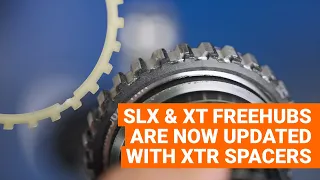 Shimano SLX and XT Micro Spline freehubs NOW come with black XTR spacers