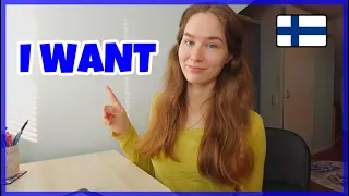 Mini Sentences in Finnish: "I want" and "I don't want"